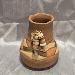 Pottery Southwest Vase By Artist/Potter Tesa Studio Art